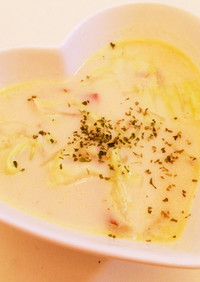 手抜きちゃんの簡単ほっこり豆乳スープ