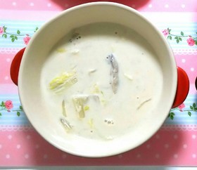 低糖質レシピ☆牡蠣の豆乳チャウダー