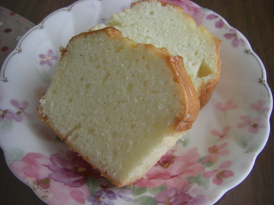 ホワイトケーキの写真
