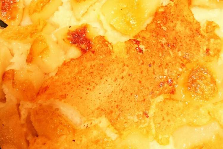 材料4つ フライパンで桃缶もちもちケーキ レシピ 作り方 By みんごみんごさん クックパッド 簡単おいしいみんなのレシピが350万品