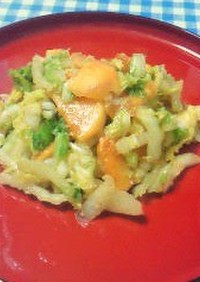 柿と白菜のサラダ