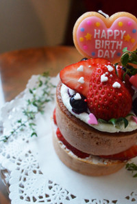 2歳 誕生日ケーキ ホットケーキミックス
