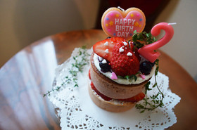 2歳 誕生日ケーキ ホットケーキミックス
