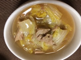 シーチキンと白菜の生姜煮
