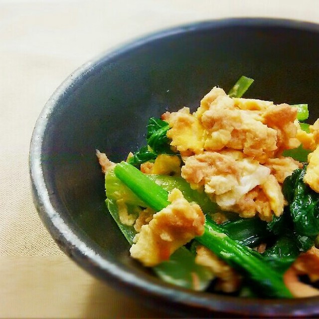 小松菜と卵のオイスターソース炒め レシピ 作り方 By ニャンニャコ クックパッド 簡単おいしいみんなのレシピが355万品