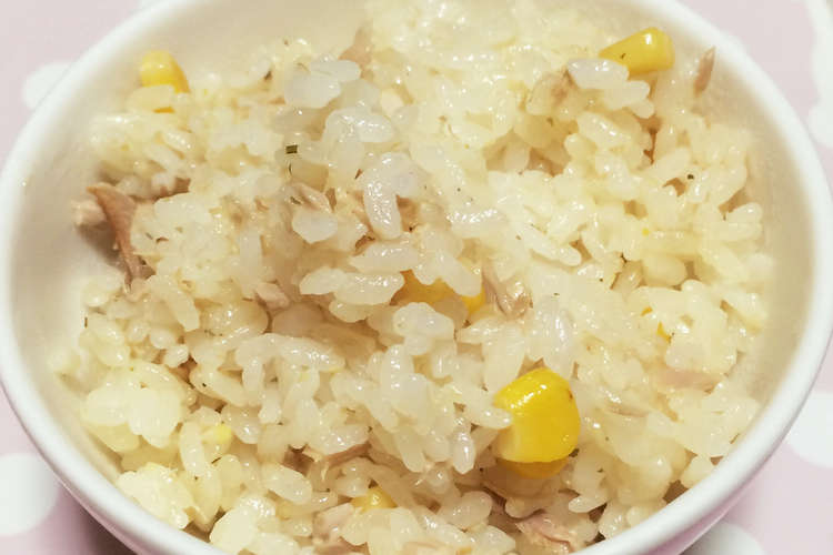 ツナコーンのマヨ炊きご飯 レシピ 作り方 By ひきひきぴろろ クックパッド 簡単おいしいみんなのレシピが352万品