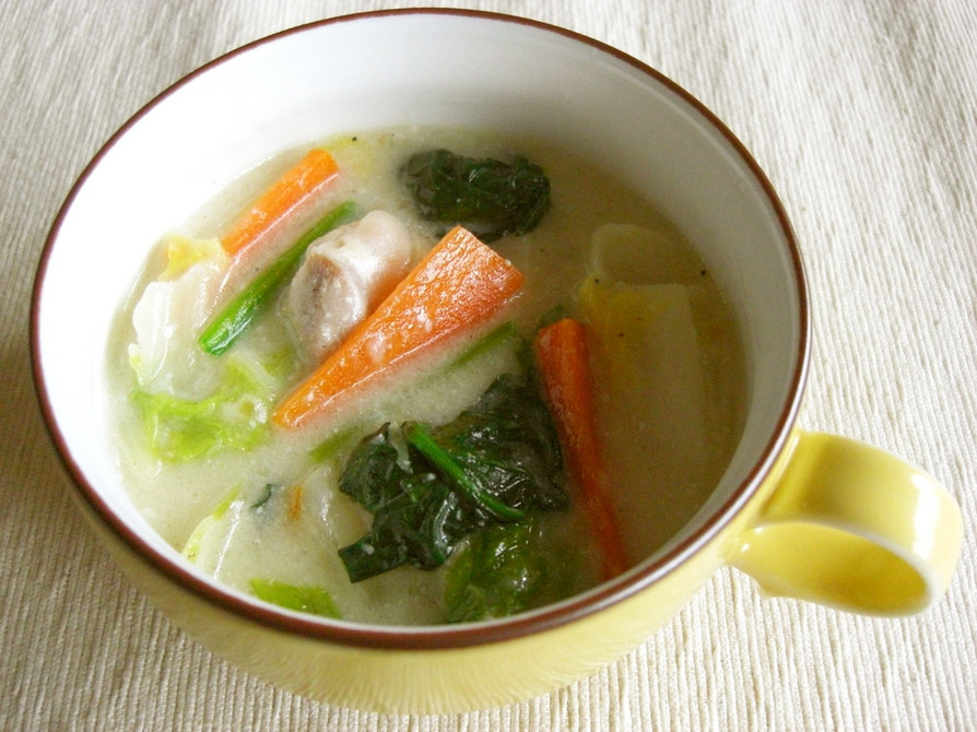 白菜たっぷりスープの画像