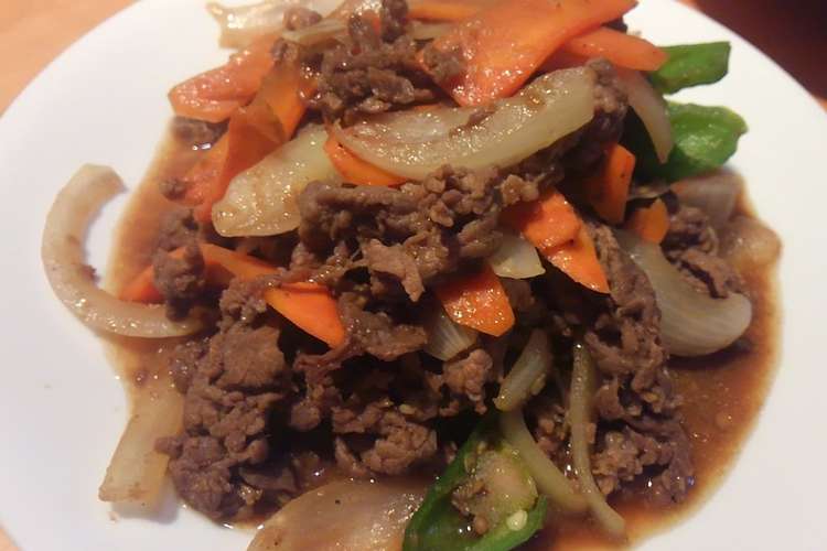 焼肉のタレで簡単プルコギ レシピ 作り方 By Studiomoc クックパッド 簡単おいしいみんなのレシピが355万品