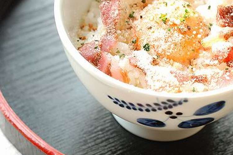 レンジで作る カルボナーラ卵ご飯 レシピ 作り方 By パジャマでうさぎ クックパッド 簡単おいしいみんなのレシピが360万品