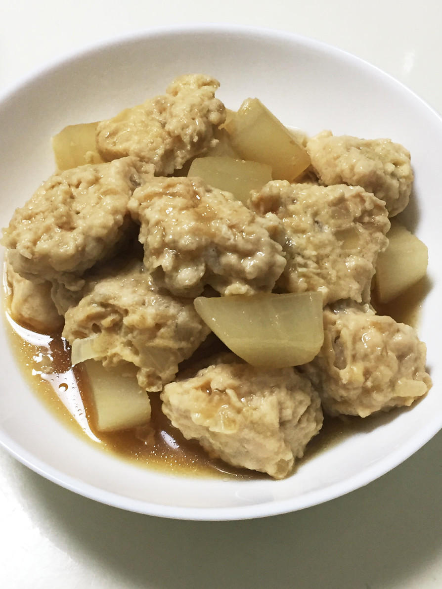 鶏団子と大根の煮物♩黄金比で簡単♡の画像