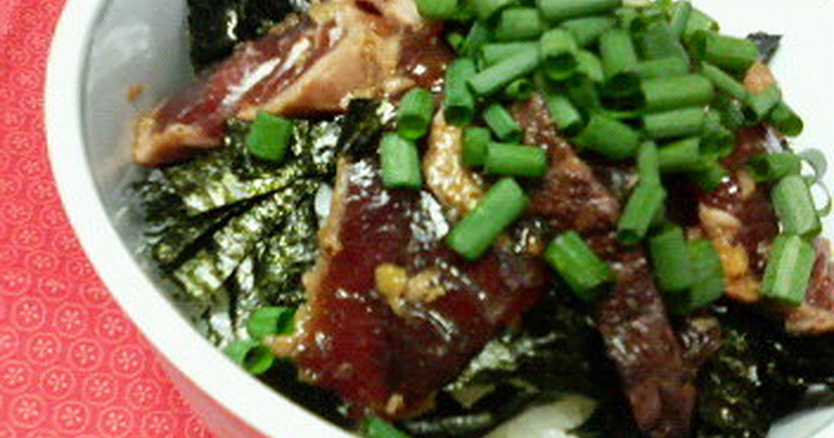 我が家で好評 カツオ漬け丼 レシピ 作り方 By キョク クックパッド 簡単おいしいみんなのレシピが377万品