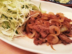 ご飯が進む!大豆のお肉でしょうが焼き