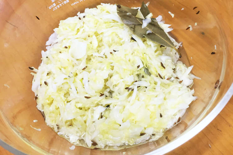 即席 ザワークラウト レシピ 作り方 By 美食菜 クックパッド