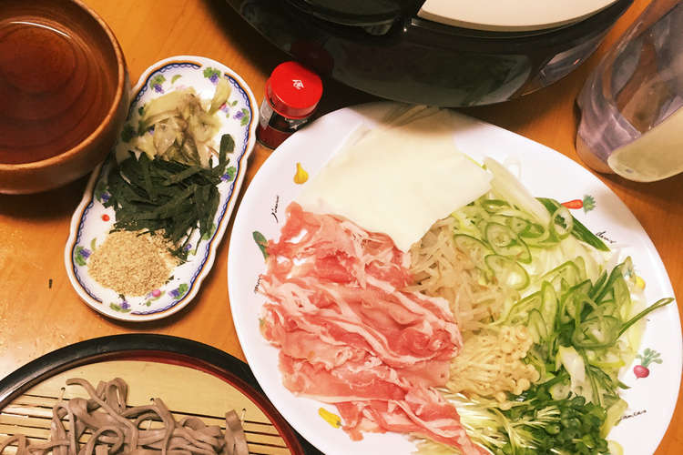 蕎麦と豚しゃぶ 麺つゆ編 レシピ 作り方 By 美食菜 クックパッド