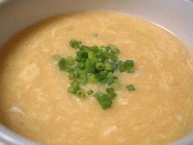 ふわふわ卵とコーンの中華スープ