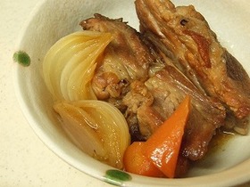 スペアリブの焼酎煮♪