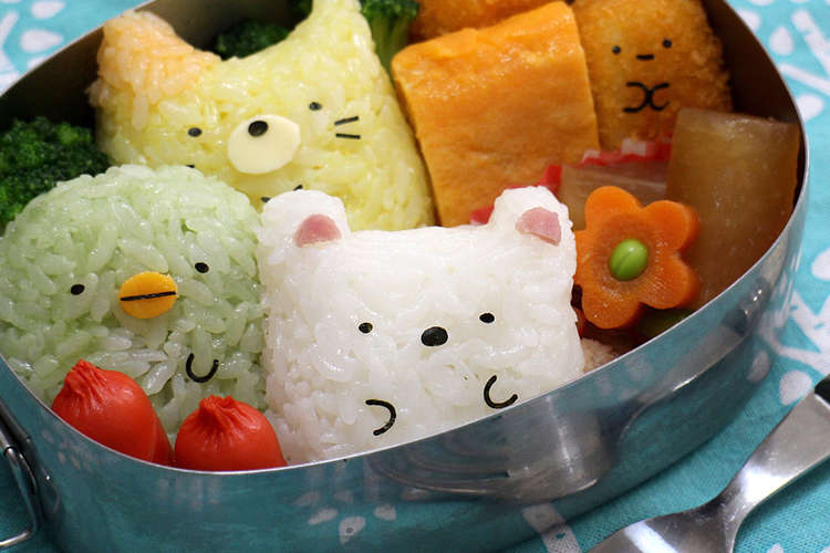 すみっコぐらしのキャラ弁 レシピ 作り方 By みやきっちん クックパッド 簡単おいしいみんなのレシピが360万品