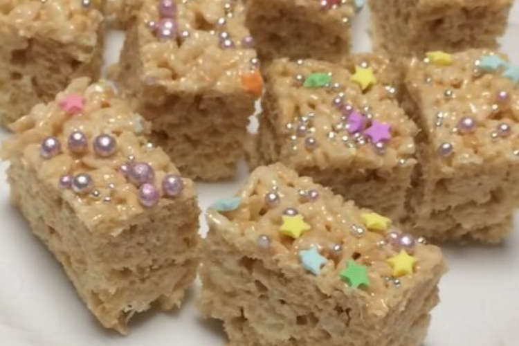 アメリカのママの味 ライスクリスピーバー レシピ 作り方 By Mom745 クックパッド 簡単おいしいみんなのレシピが358万品