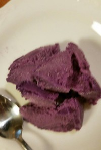 紫芋の豆乳アイス