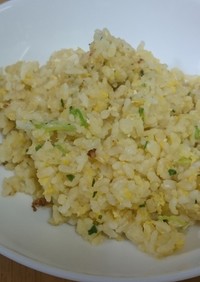 発芽玄米で！ネギと卵のシンプル炒飯