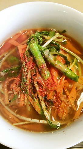 お野菜いっぱい~サッポロ一番みそラーメン