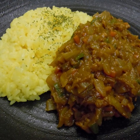 大豆のお肉で★ドライカレー