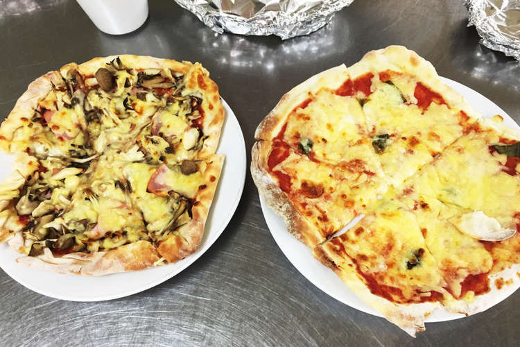 2種類のピザ レシピ 作り方 By Sakura49 クックパッド