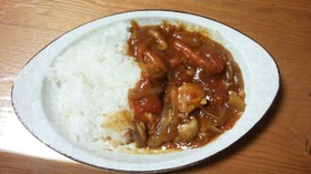 トマト大量消費　ツナde簡単トマトカレー