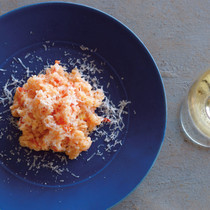 トマトとチーズの炊き込みリゾット