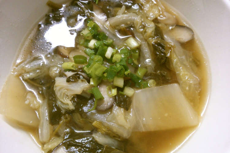 簡単 白菜と ほうれん草の中華スープ レシピ 作り方 By 331ミミイ クックパッド 簡単おいしいみんなのレシピが366万品