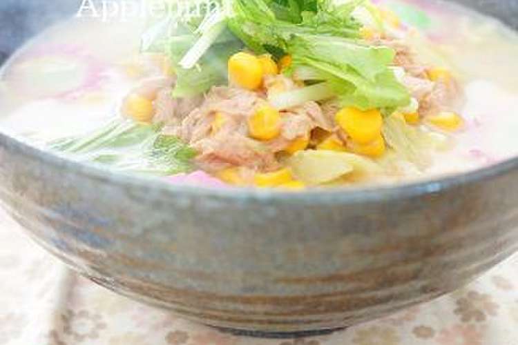 シーチキンとコーンの塩バターラーメン レシピ 作り方 By ちいさなしあわせkt クックパッド 簡単おいしいみんなのレシピが349万品