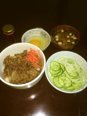 簡単で適当な牛丼