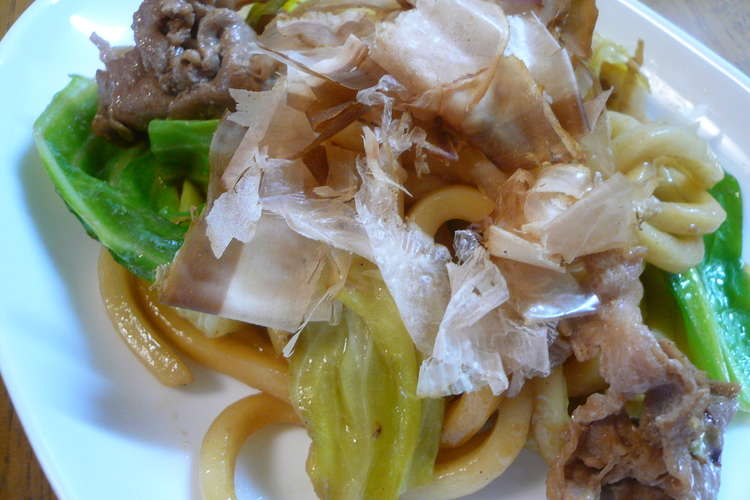 ゴマ油香る シンプル焼きうどん レシピ 作り方 By おぶうさま クックパッド 簡単おいしいみんなのレシピが364万品
