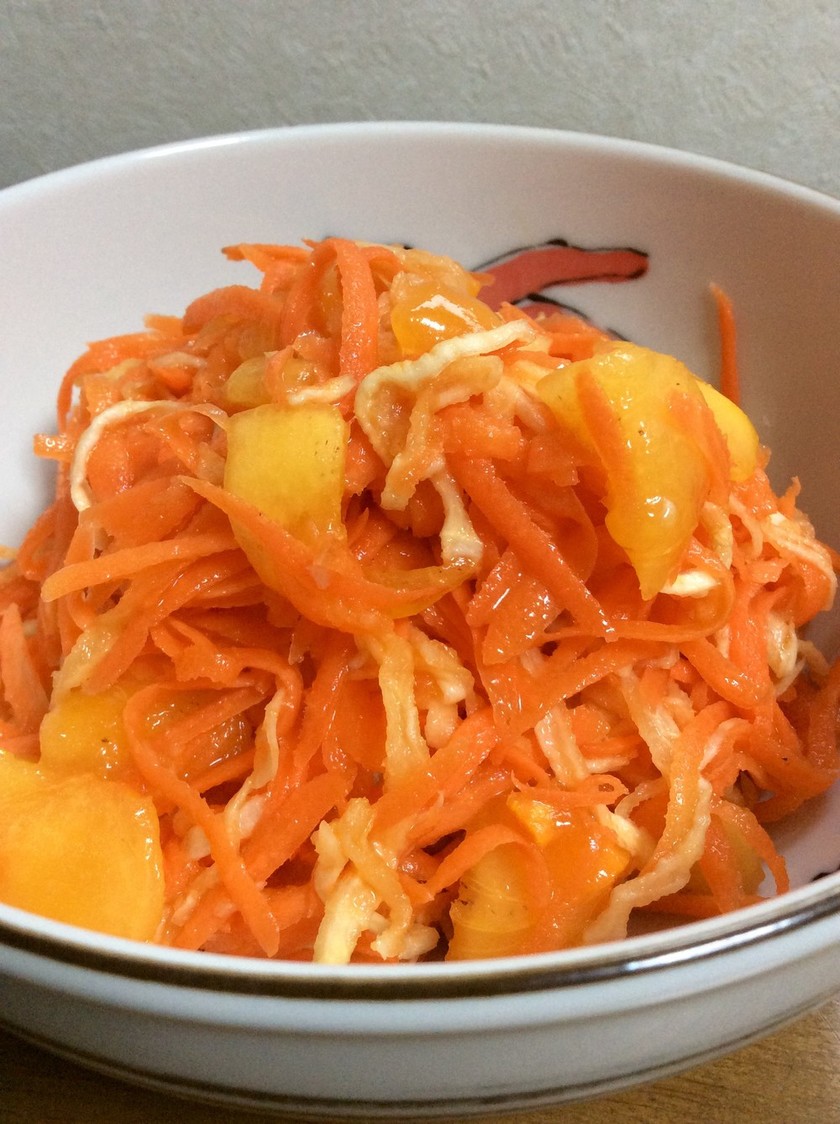 人参・柿・切り干し大根のラペ by nerigoma 【クックパッド】 簡単おいしいみんなのレシピが338万品