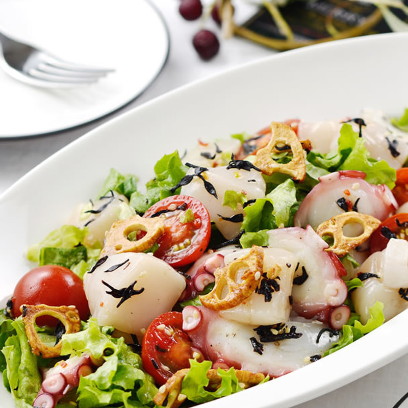 ブラッディメアリーのシーフードサラダのレシピ