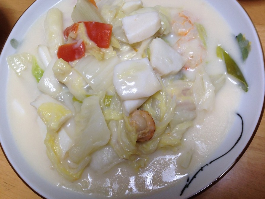 ワンランク上の魚介と白菜のクリーム煮☆の画像