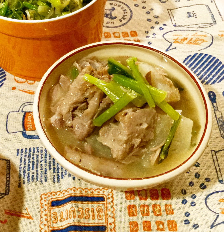マグロのアラとカブの中華煮♡の画像