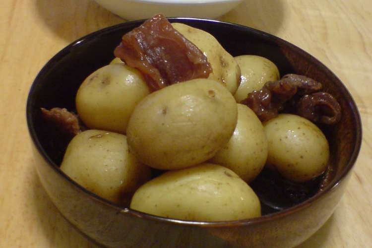 新じゃがと牛すじの甘辛煮 レシピ 作り方 By りぃchan クックパッド 簡単おいしいみんなのレシピが365万品