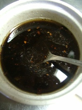 ラーメンが美味しくなる真っ黒なマー油♪