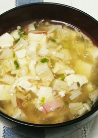 トロトロ豆腐のあんスープ