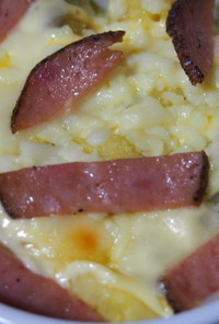 チーズ２種と焼き芋のココットマカン