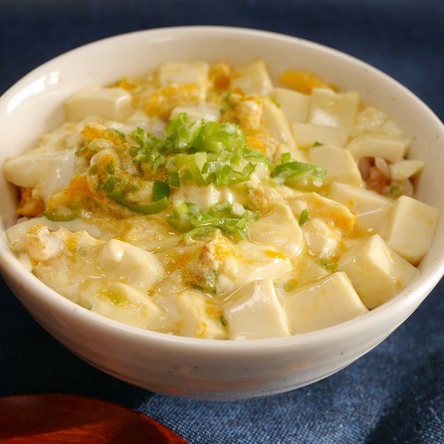 レンジで1分40秒 ほんだし豆腐丼 レシピ 作り方 By だんどり亭 クックパッド 簡単おいしいみんなのレシピが361万品