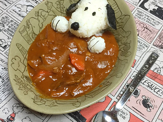 スヌーピー デコカレー レシピ 作り方 By Namimocchi クックパッド 簡単おいしいみんなのレシピが350万品