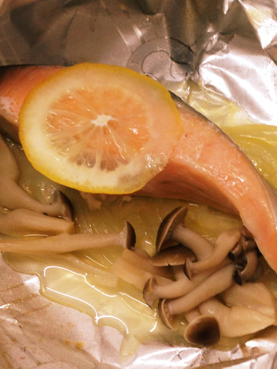 塩銀鮭の包み焼き＊トースターで簡単！の写真