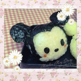 キャラ弁★ツムツムミッキーおにぎりお弁当