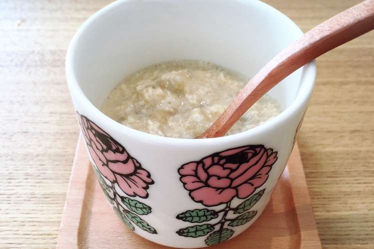 簡単離乳食 バナナと豆腐のオートミール粥 レシピ 作り方 By Emmachima クックパッド 簡単おいしいみんなのレシピが367万品