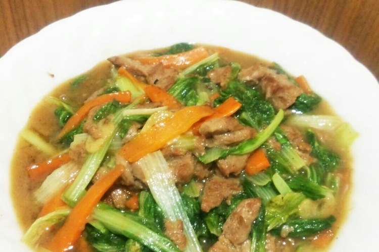 大豆のお肉と山東菜の中華風炒め レシピ 作り方 By Acchu12 クックパッド 簡単おいしいみんなのレシピが353万品