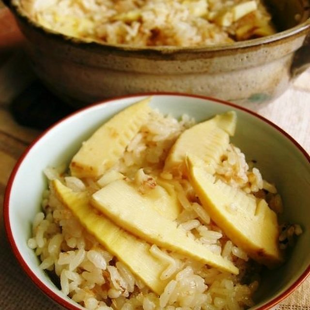 土鍋でご飯 たけのこご飯 レシピ 作り方 By けい クックパッド
