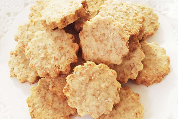 さくさく 米粉とふすまのクッキー レシピ 作り方 By Sayax1030 クックパッド 簡単おいしいみんなのレシピが352万品