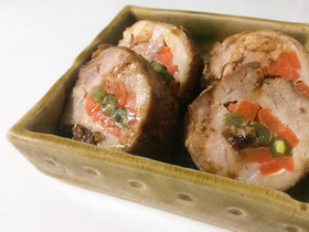 鶏肉の野菜巻き